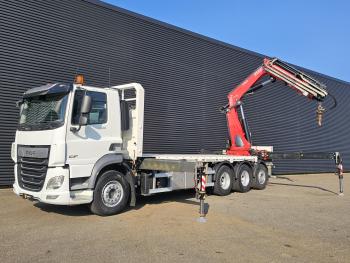 DAF CF 530 8x4 / RETARDER / FASSI F545 CRANE / KRAN / GRUA
